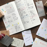OSCOLABO スタンプ 7x7 PLANNER