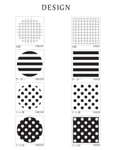 OSCOLABO スタンプ 形×模様 四角と丸