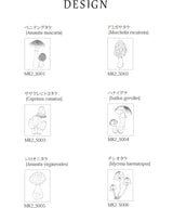OSCOLABO スタンプ 森のキノコ 小