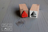 OSCOLABO スタンプ 切り絵 ヨット