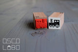 OSCOLABO スタンプ 切り絵 汽車