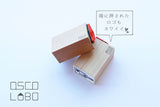 OSCOLABO スタンプ 切り絵 羽子板