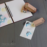 OSCOLABO スタンプ 形×模様 丸