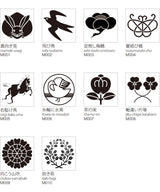 OSCOLABO スタンプ 紋 -mon- 動植物シリーズ