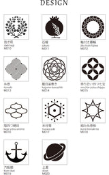 OSCOLABO スタンプ 紋 -mon- 図形シリーズ