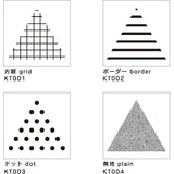 OSCOLABO スタンプ カタチ×モヨウ 三角