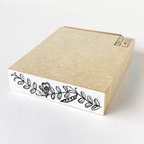 オスコラボ OSCOLABO スタンプ 生物図鑑 春 カラスノエンドウ ボタニカル 草 手帳 かわいい はんこ SZ006