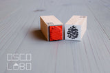 OSCOLABO スタンプ 冬の風物詩 松ぼっくり