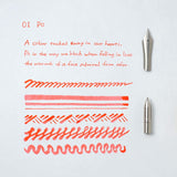 kakimori 顔料インク - アルミニウムボトルキャップ