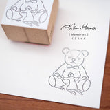 RAKUI HANA Memories スタンプ くまちゃん