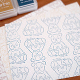 RAKUI HANA Memories スタンプ くまちゃん