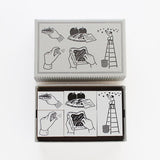 Rakui Hana Fruchtkorb Briefmarkenset 5 Typen