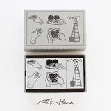 Rakui Hana Fruchtkorb Briefmarkenset 5 Typen