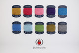 DARUMA 刺し子糸 細 カード巻 単色