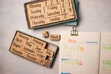 HAN*Co lettering stamp HANCO Bechori EDTION Weekly Set Han-BE