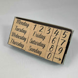 HAN*Co lettering stamp HANCO Bechori EDTION Weekly Set Han-BE