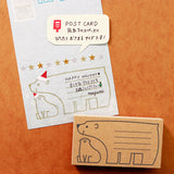 サタケシュンスケ メッセージスタンプ シロクマ ゾウ クジラ ライオン SATK-MS