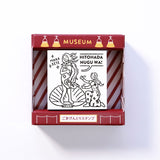 サンビー STAMP サンカケル ごきげんとりスタンプ ヴィーナスのにおまかせ ききたがりの少女 ブラボーの叫び DJモナ・リザ 日傘を回す女 あったかオフィーリア メッセージカード メモ