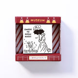 サンビー STAMP サンカケル ごきげんとりスタンプ ヴィーナスのにおまかせ ききたがりの少女 ブラボーの叫び DJモナ・リザ 日傘を回す女 あったかオフィーリア メッセージカード メモ