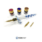 タチカワ 立川ピン製作所 プレミアムセット シェルフィッシュ ペン先 ペン軸 ペンレスト インク セット PSSH01 ガラスのペン軸セット 嗜好品 ギフト