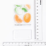 To-mei Han Clear Stamp Berry con fresa acrílica Kiwi Pine mandarín oranges tomoihan-01-ta