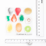 TO-MEI HAN クリアスタンプ 多色重ね 苺・パイン・キウイ TA-04