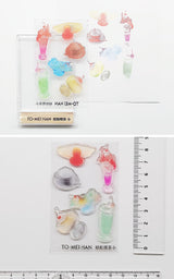 to-mei Han Clear Stamp Small Tomeihan-04 Hamburger Cream 소다