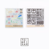 TO-MEI HAN クリアスタンプ 言・柄 サンクスメッセージ ケアマーク TOMEIHAN-05-KG