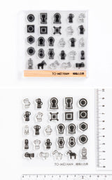 TO-MEI HAN クリアスタンプ 文字・マーク TOMEIHAN-07