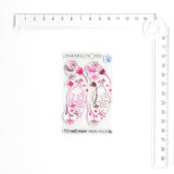 TO-MEI HAN つなぐオーナメント 鳥 KG-05 花 KG-06 組み合わせる はんこ クリアスタンプ