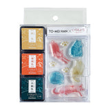 TO-MEI HAN シヤチハタ いろもよう わらべ スタンプ スタンプ台 セット ねこ 87575 パン 87576 飾り 87577 シャチハタ かわいい きれい 大人 手帳 ギフト