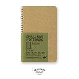 Traveler's Company スパイラルリングノート A6スリム 無罫 DWクラフト