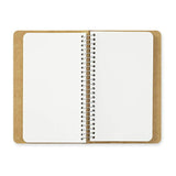 Traveler's Company スパイラルリングノート A6スリム 無罫 MDホワイト