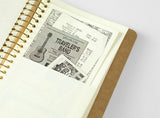 Traveler's Company スパイラルリングノート A6スリム ペーパーポケット