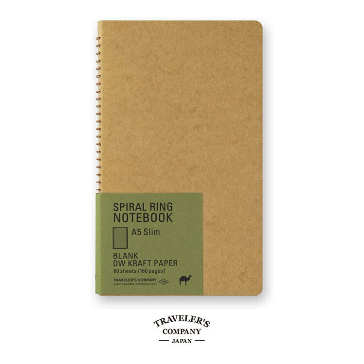 Traveler's COMPANY Spiral Ring Note A5 Slim Ruled DW Craft – gute