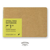 Traveler's Company スパイラルリングノート B6 ペーパーポケット