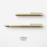 Traveler's Company ブラス 万年筆 真鍮無垢