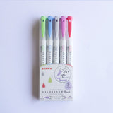 ZEBRA MILDLINER Brush マイルドライナーブラッシュ 5色セット