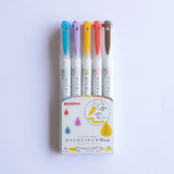 ZEBRA MILDLINER Brush マイルドライナーブラッシュ 5色セット