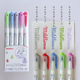 ZEBRA MILDLINER Brush マイルドライナーブラッシュ 5色セット