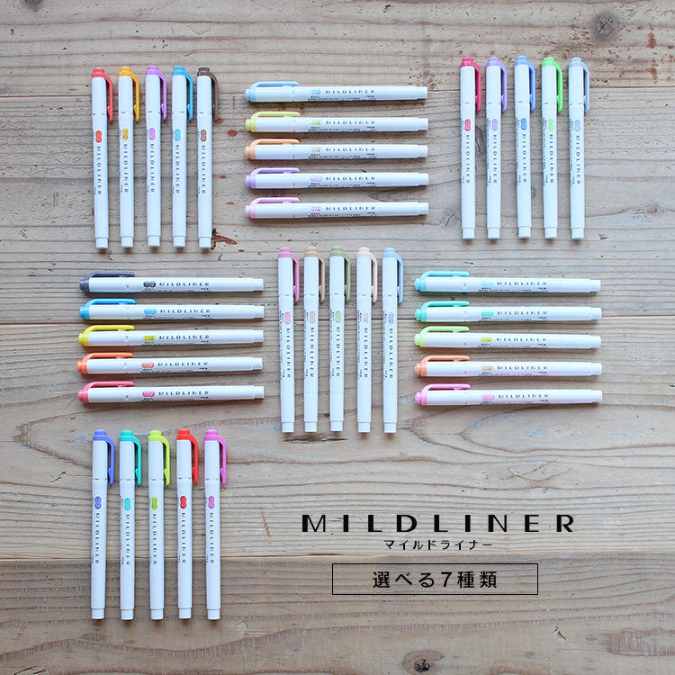 Zebra Mildliner Friendly Colors (WKT7-N-5C) - Set de 5 - Dibujo & Escritura