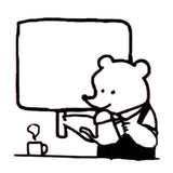 MOMORO スタンプ くま ハリネズミ キツネ