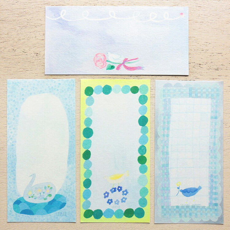 Cozyca Products コジカプロダクツ CHIHIRO SONODA そのだちひろ 一筆箋 LOVE LETTER TORI isogi goaisatsumade ラブレター とりいそぎございさつまで 美濃和紙 手紙 レター letter おしゃれ かわいい