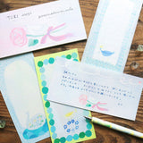 Cozyca Products コジカプロダクツ CHIHIRO SONODA そのだちひろ 一筆箋 LOVE LETTER TORI isogi goaisatsumade ラブレター とりいそぎございさつまで 美濃和紙 手紙 レター letter おしゃれ かわいい