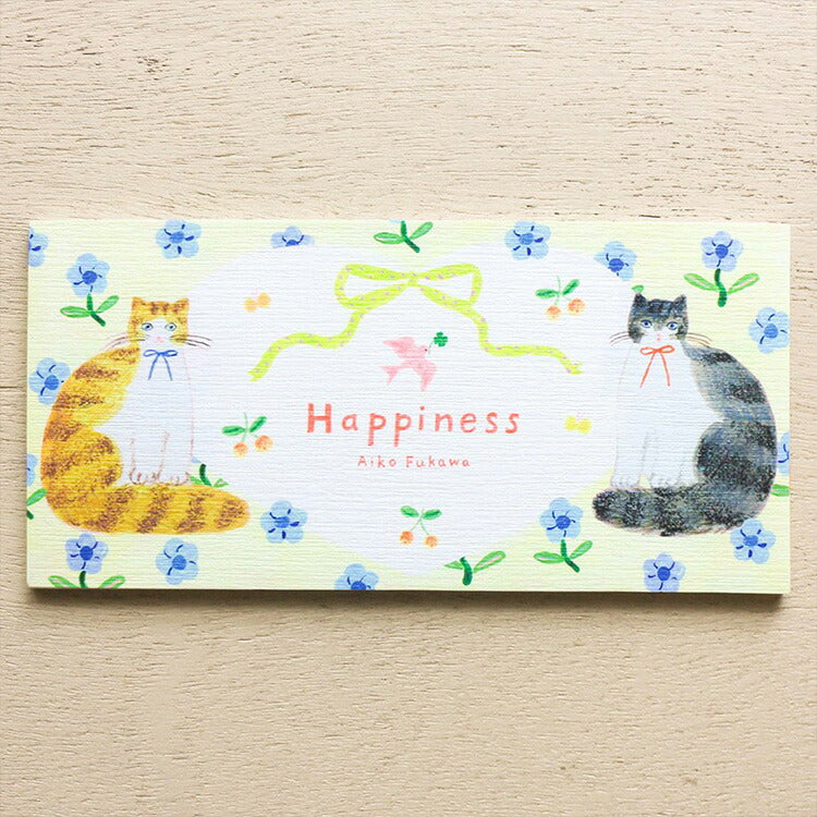 Cozyca Products コジカプロダクツ Aiko Fukawa 布川愛子 一筆箋 Jardin Happiness ジャルダン ハピネス 美濃和紙 手紙 レター letter おしゃれ かわいい