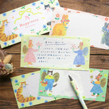 Cozyca Products コジカプロダクツ Aiko Fukawa 布川愛子 一筆箋 Jardin Happiness ジャルダン ハピネス 美濃和紙 手紙 レター letter おしゃれ かわいい