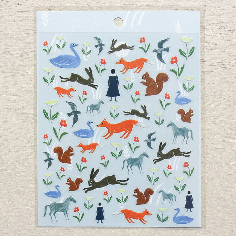 Cozyca Products コジカプロダクツ 西淑 nishi shuku シール garden SCENE ガーデン シーン ステッカー seal sticker おしゃれ かわいい