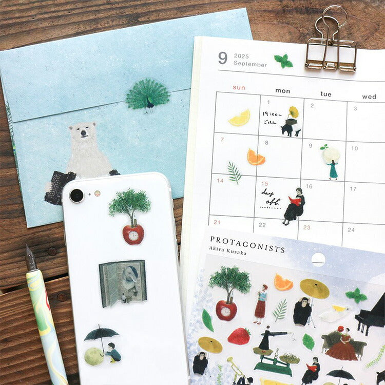 Cozyca Products コジカプロダクツ 日下明 シール PROTAGONISTS 1 PROTAGONISTS 2 プロタゴニスト ステッカー seal sticker おしゃれ かわいい