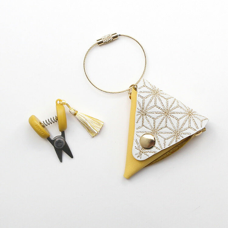 cohana 코하나 애니버서리 한정 컬러 세키 콩 가위 대마 잎 가죽 케이스 포함