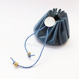 cohana Kohana Limited Bleu japonais Bleu Matériau Cuir tanné blanc Cordon de serrage Indigo foncé